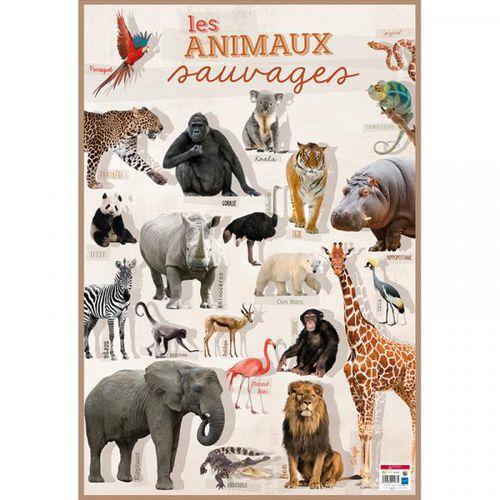 Illustration de : Poster les animaux sauvages