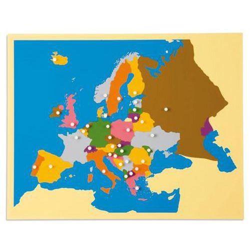 Illustration de : Carte puzzle L'Europe - Nienhuis