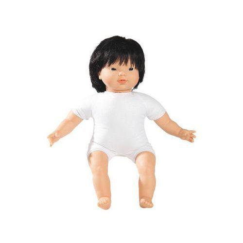 Illustration de : Bébé asiatique garçon 40 cm avec cheveux - Les pluminis