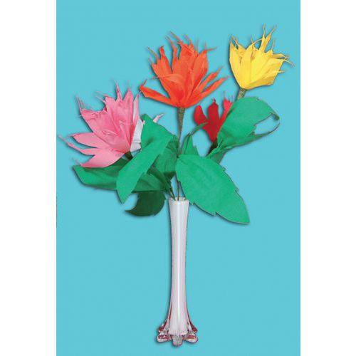 Illustration de : Papier crépon qualité extra supérieur crêpé à 60 % - Clairefontaine