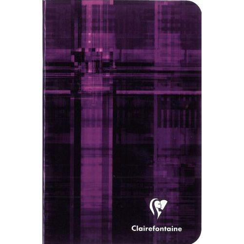 Illustration de : Carnet piqûre seyes 11x17 cm 96 pages 90g - Clairefontaine