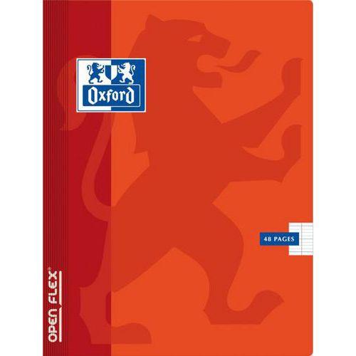 Illustration de : Cahier polypropylène Openflex 24X32 cm 96 pages seyes 90g - Oxford