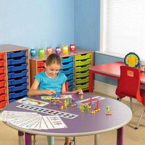 Illustration de : Carte d'activités de la famille à compter - Learning ressources