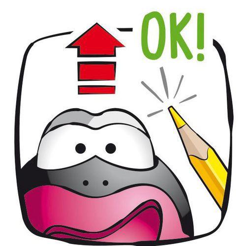 Illustration de : Taille-crayon croc croc - Maped