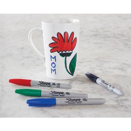 Illustration de : Pochette 20 marqueurs pointe ogive 0,9 mm couleurs assorties - Sharpie