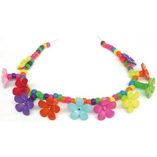 Illustration de : Bocal 100 fleurs plastiques géantes 3 cm - Innspiro