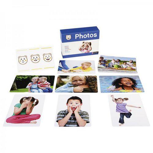 Illustration de : Imagier photos les émotions - Nathan