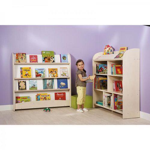 Illustration de : Maxi-présentoir teinte bouleau - Nathan