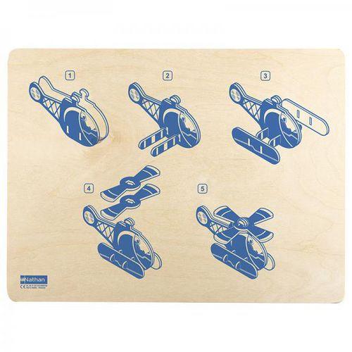 Illustration de : Première maquette - L'hélicoptère - Nathan