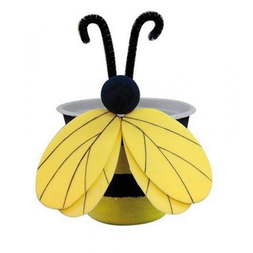 Illustration de : Pot cellulose à décorer 425ml