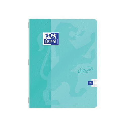 Illustration de : Cahier 96 pages 17x22 seyès coloris assortis carte - Oxford