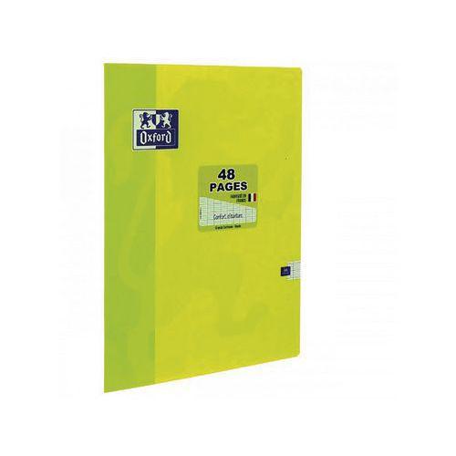 Illustration de : Cahier 48 pages 24x32 seyès coloris assortis color life - Oxford