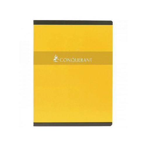 Illustration de : Cahier 96 pages 24x32 seyes couleurs carte - Conquerant
