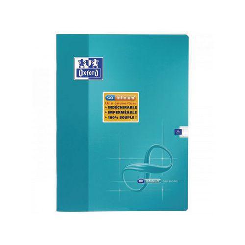 Illustration de : Cahier 96 pages 24x32 seyes couleurs assorties infinium - Oxford