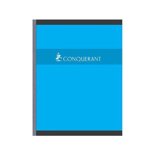 Illustration de : Cahier carte 192 pages broché 17x22 5x5 coloris assortis - Conquerant