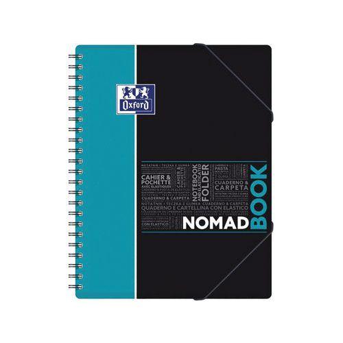 Illustration de : Cahier polypropylène 160pages spirale A4+ ligné7mm nomadbook - Oxford