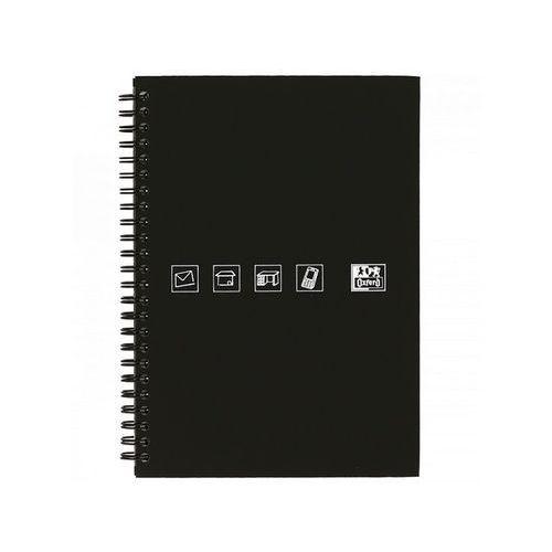 Illustration de : Répertoire 144 pages spirale A5 réglure spécifique tél carte - Oxford