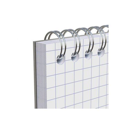 Illustration de : Bloc-notes 160 pages A4 5x5 spirale orange - Oxford