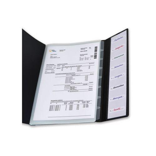 Illustration de : Trieur Osmose A4 12 positions couverture PP coloris assortis - Oxford