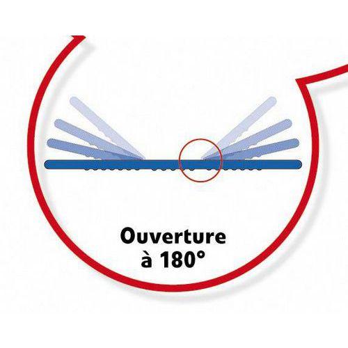 Illustration de : Cahier polypropylène Openflex 17X22 cm 96 pages seyes 90g - Oxford