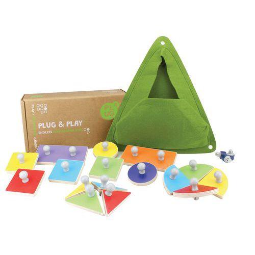 Eléments de jeu pour panneau Plug it géométrie mathématiques thumbnail image 1