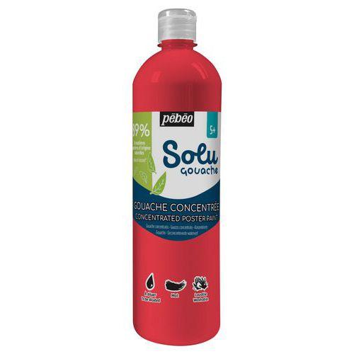 Flacon 1 litre solugouache pebeo - rouge primaire thumbnail image 1