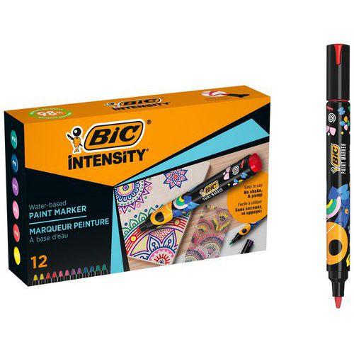 Marqueur peinture Bic Intensity - multisurfaces - Assorti thumbnail image 1