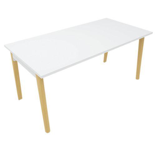 Table en pieds arche avec plateau mélaminé Robin - Eol thumbnail image 1