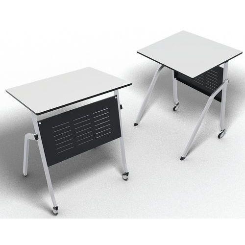 Lot de 2 tables pliantes 4 pieds empilables L60xP50xH75,5cm thumbnail image 1