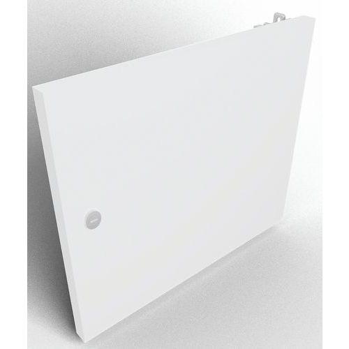 Porte 1 case avec serrure à clé avec fente blanc thumbnail image 1