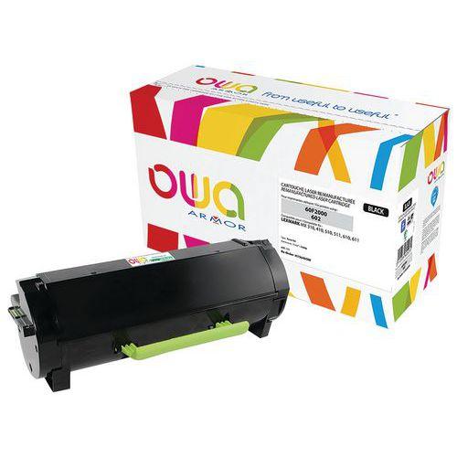 Toner laser noir reconditionné pour Lexmark MX511 - Owa thumbnail image 1