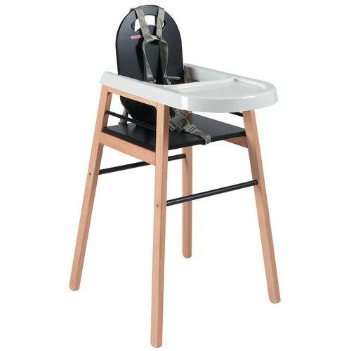 Chaise haute fixe LILI Hybride Noir thumbnail image 1