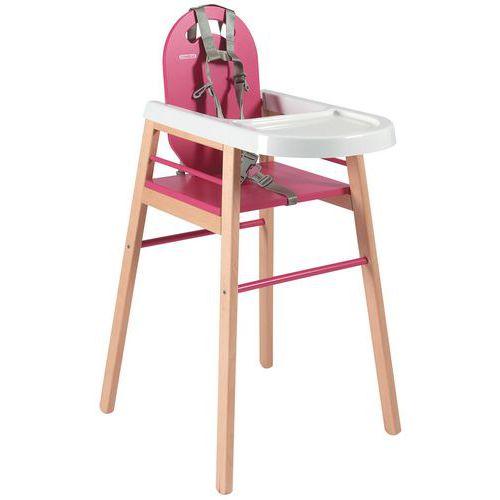 Chaise haute fixe LILI Hybride Fuschia thumbnail image 1
