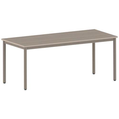 Table Carélie rectangulaire 180 x 80 cm fixe 4 pieds stratifié thumbnail image 1