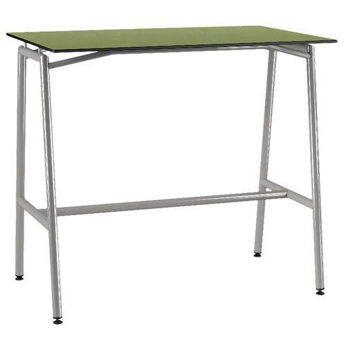 Illustration de : Mange-debout Ella rectangulaire hauteur 110 cm stratifié compact