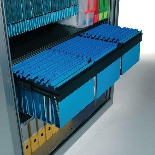 Chassis télescopique pour armoire L100 cm gris anthracite thumbnail image 1