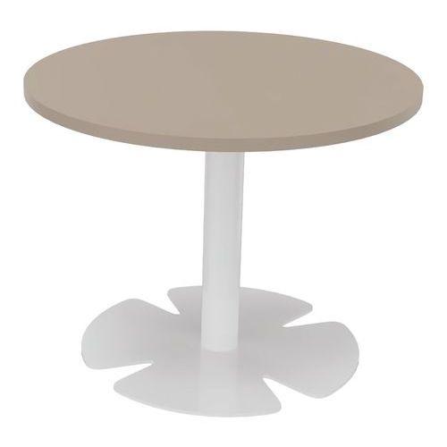 Table Host Ø 60 x h 45 cm plt Argile pied tulipe Blanc thumbnail image 1