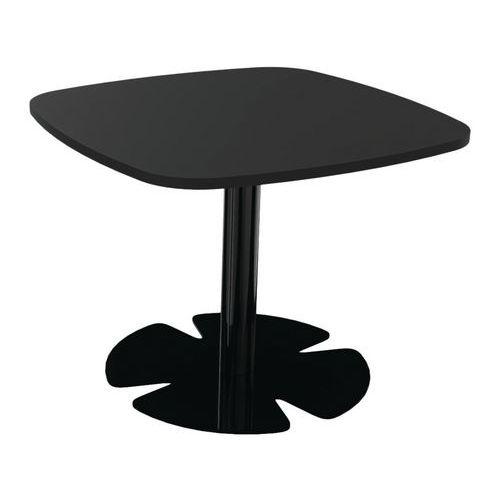 Table Host 60 x 60 x h 45 cm plt Noir pied tulipe Noir thumbnail image 1
