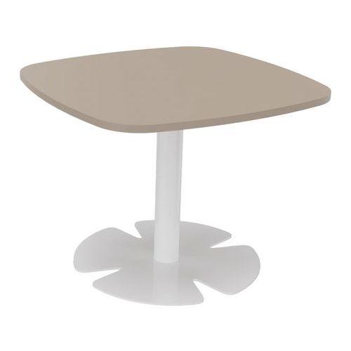 Table Host 60 x 60 x h 45 cm plt Argile pied tulipe Blanc thumbnail image 1