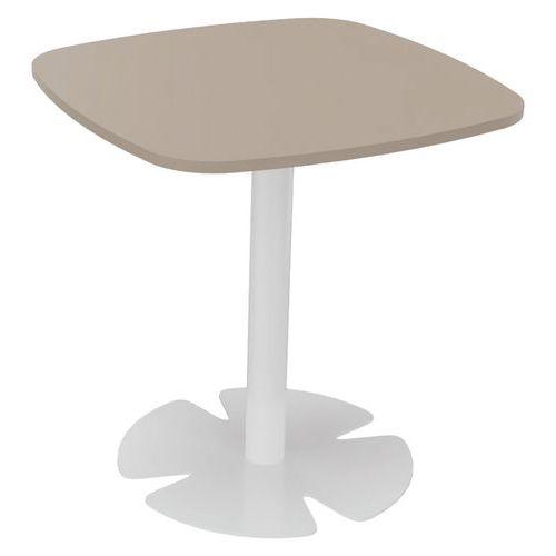 Table Host 60 x 60 x h 60 cm plt Argile pied tulipe Blanc thumbnail image 1