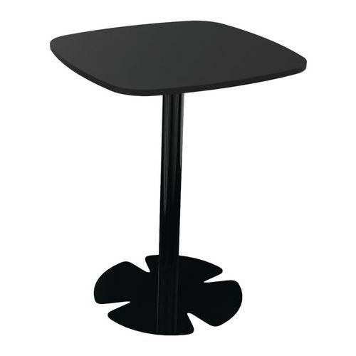 Table Host 60 x 60 x h 75 cm plt Noir pied tulipe Noir thumbnail image 1