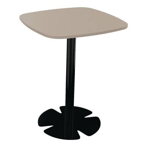 Table Host 60 x 60 x h 75 cm plt Argile pied tulipe Noir thumbnail image 1