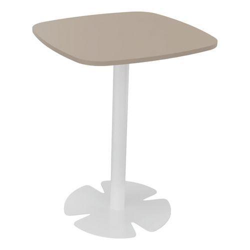 Table Host 60 x 60 x h 75 cm plt Argile pied tulipe Blanc thumbnail image 1