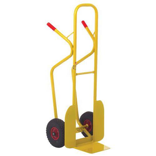 Diable acier bavette fixe - Roues pneumatiques - Force 225 kg thumbnail image 1