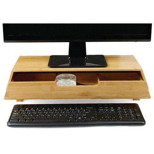 Illustration de : Support d'écran en bambou CEP Silva - CEP