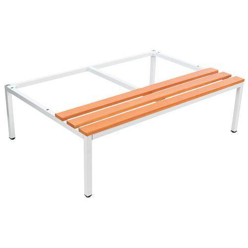 Illustration de : Socle-banc vestiaire 1 à 4 colonnes - Manutan Expert