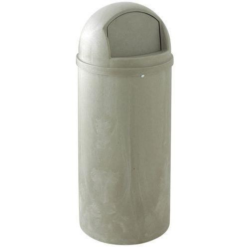 Poubelle marshall Dome - 95L - Beige - Rubbermaid thumbnail image 1