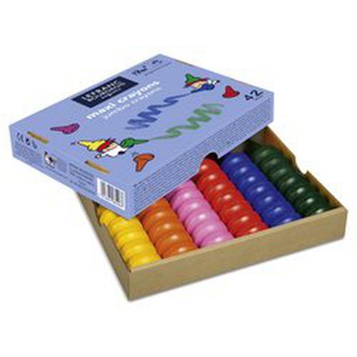 Boite 42 gros crayons à la cire Lefranc & Bourgeois thumbnail image 1