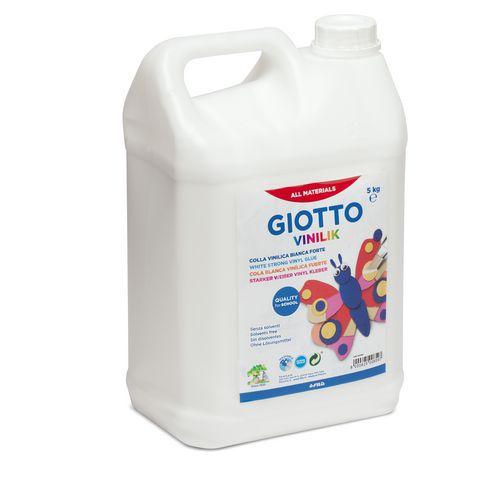 Illustration de : Flacon de 5 litres colle liquide vinylique - Giotto bib