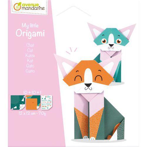 My little Origami, Chat, 12 x 12 cm, 20F, 70g (4+) thumbnail image 1